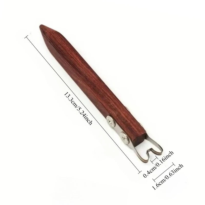 Wooden Handle Clay Foot Cutter – Pottery Trimming Tool