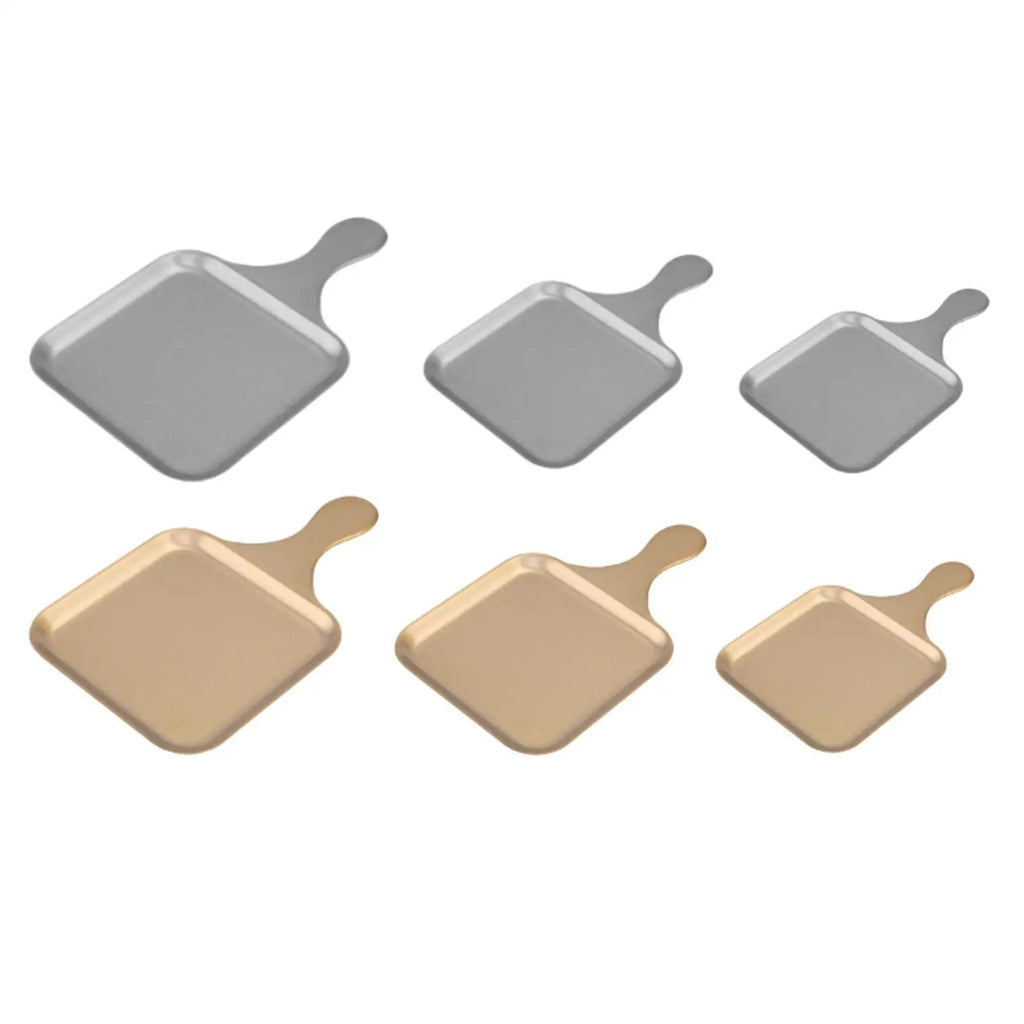 Stainless Steel Serving Tray with Handle | Steak & Food Plate