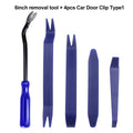 5-Piece Plastic Pry Bar Car Trim Removal Tool Set | No-Mar