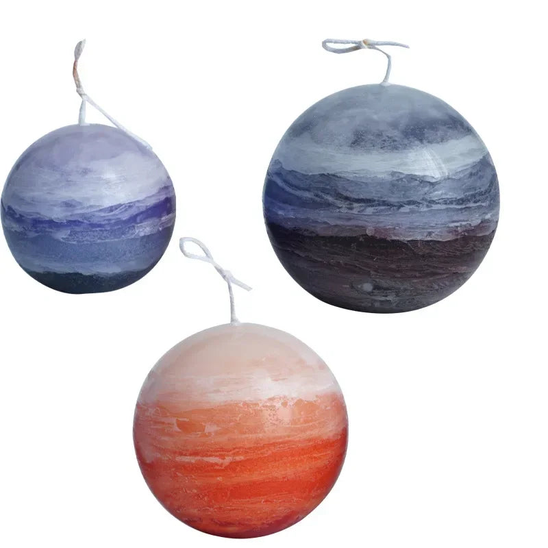 Spherical Candle Mold Kit – 5–10cm Round Ball Acrylic Molds