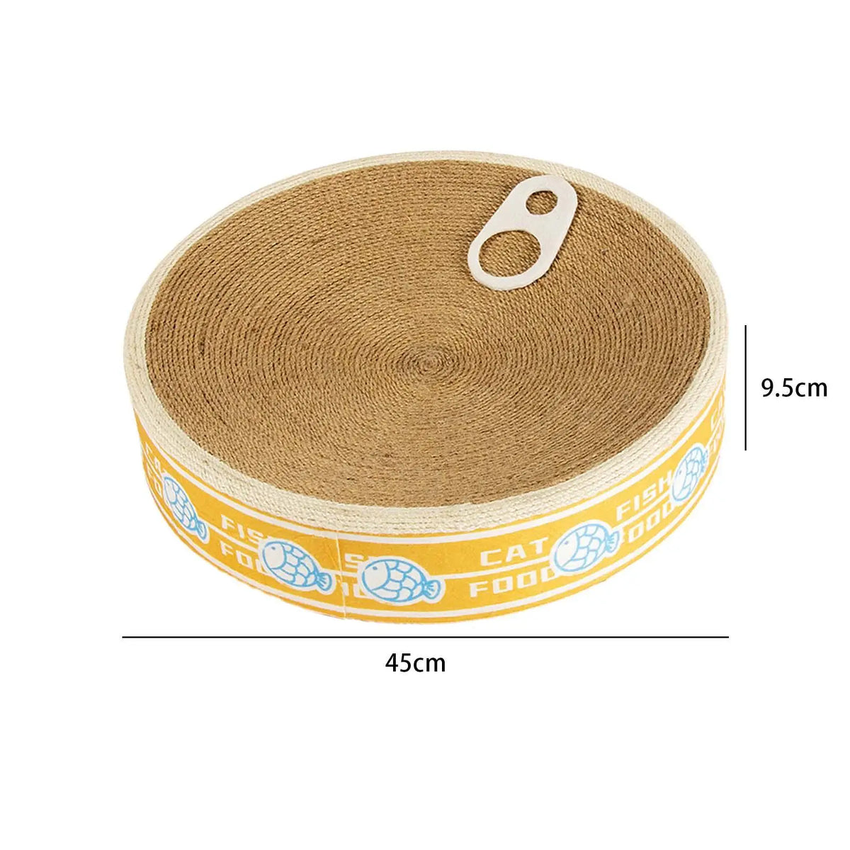 Kesoto Round Sisal Cat Scratcher Lounge Bed | Furniture Guard