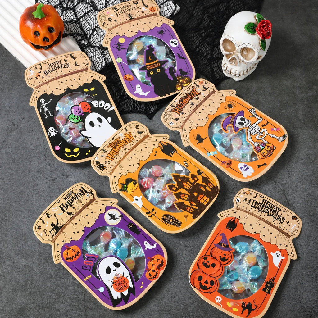 Halloween DIY Jar Candy Bags 12-Pack | Trick or Treat Bags
