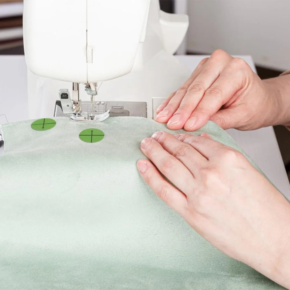 1296-Pc Oval Embroidery Placement Stickers | Sewing Layout