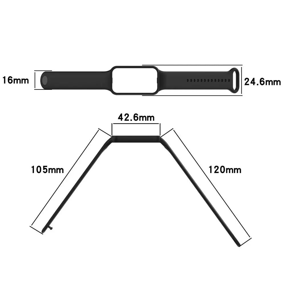 Silicone Replacement Strap for Amazfit Band 7 – Sport