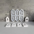 3D Hollow House Silicone Mold – DIY Plaster & Resin Craft