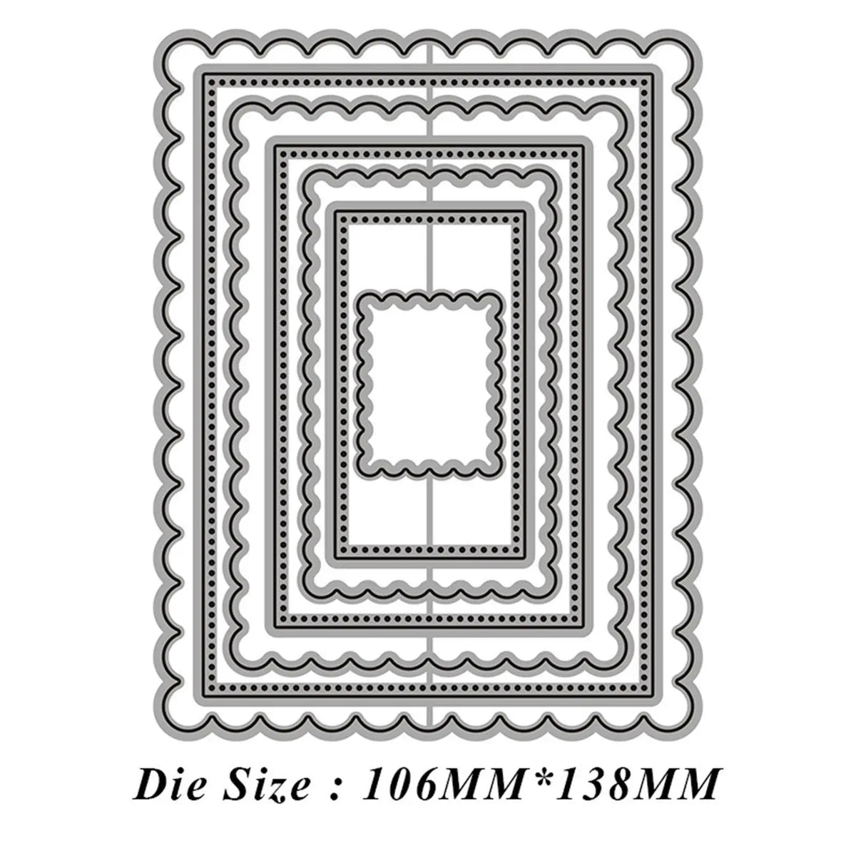 Rectangle Cutting Dies Stencil for Scrapbooking & Card Making