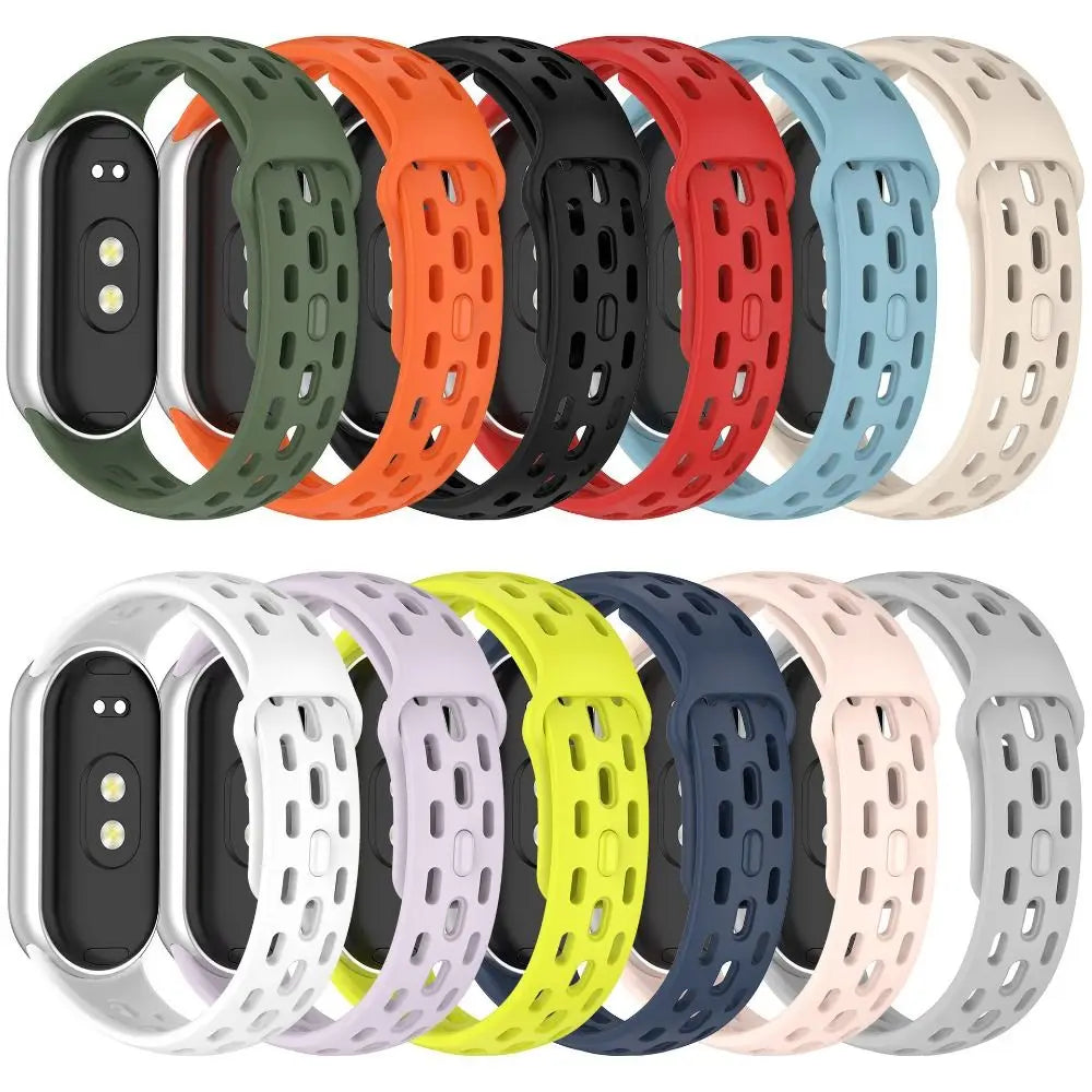 TPU Sport Band for Xiaomi Mi Band 8 9 10 – Breathable Strap