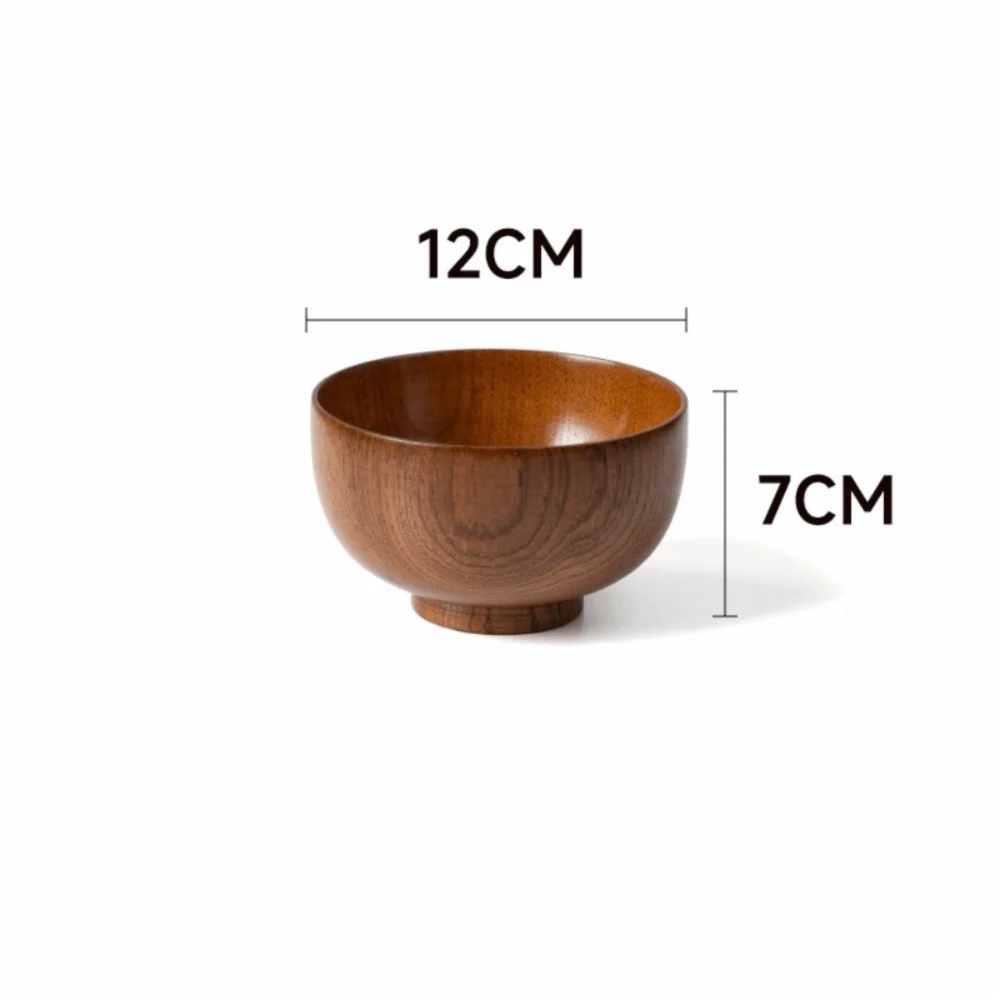 Japanese Handmade Wooden Bowl – Soup, Salad & Serving