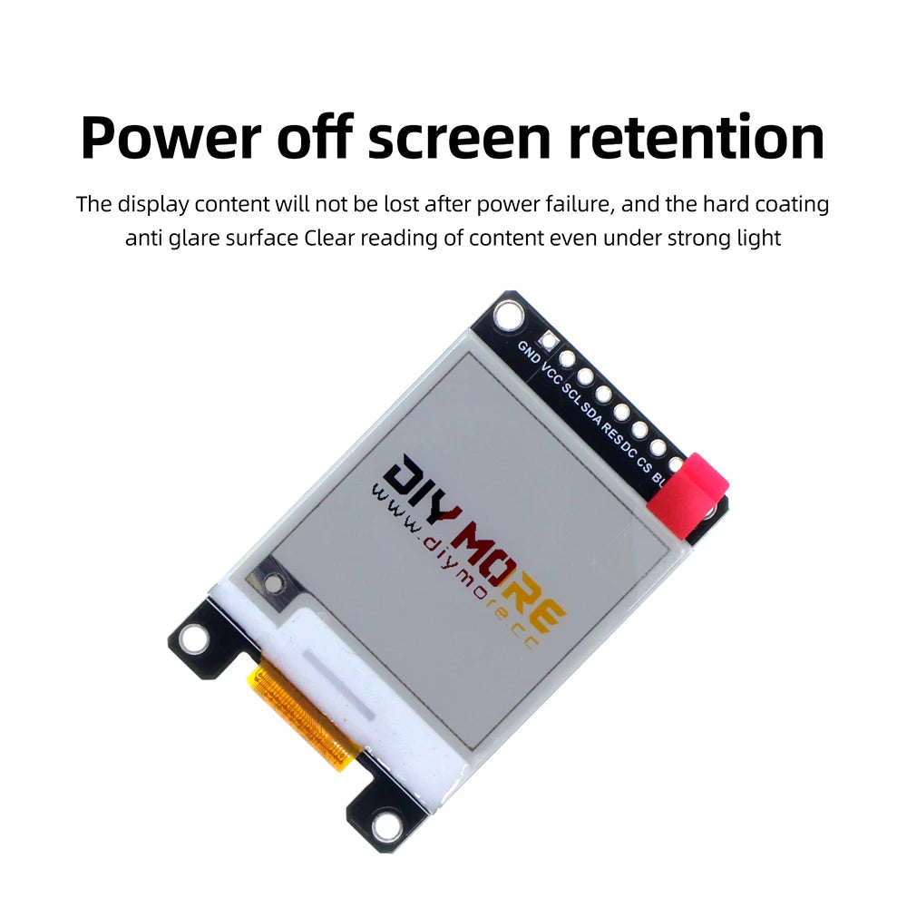 1.54 & 2.9-Inch E-Paper Display Module | SPI SSD1680
