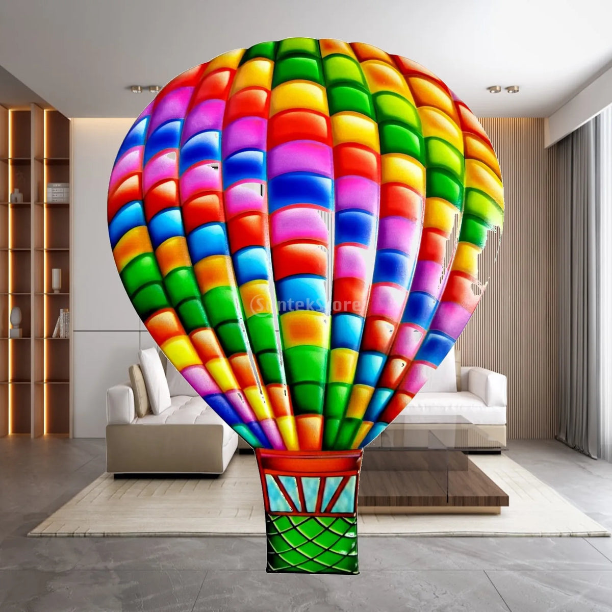 Metal Hot Air Balloon Hanging Ornament | Home & Party Decor