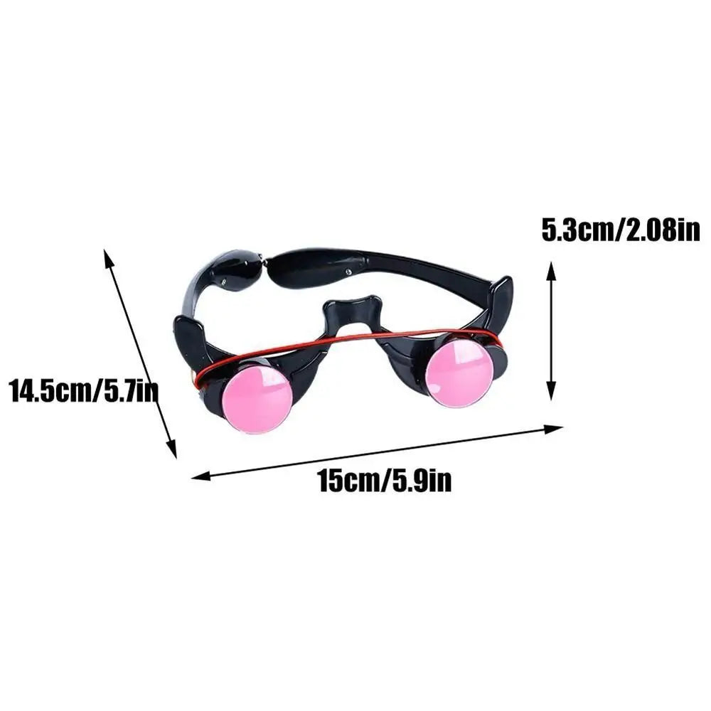 LED Light-Up Red Eye Glasses – Halloween & Masquerade Party