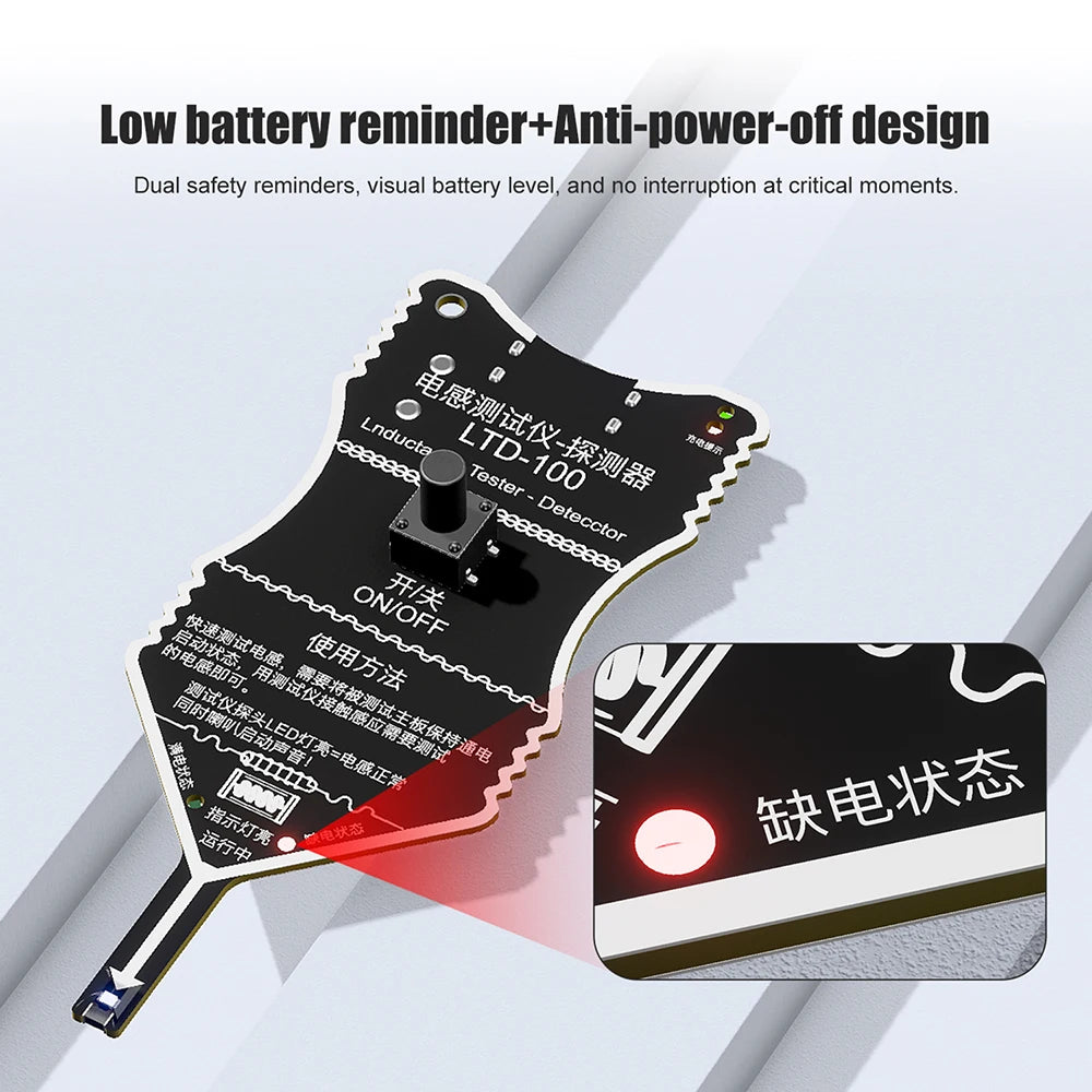 LTD-100 Rechargeable Inductance Tester | Motherboard Coil Tester