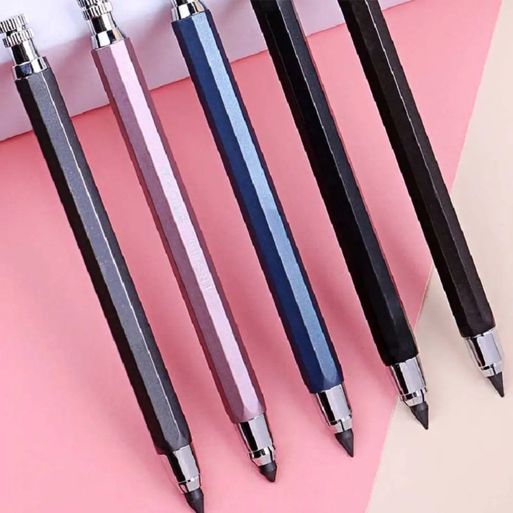 5.6mm Metal Mechanical Clutch Pencil – 2B 4B 6B 8B Art Lead