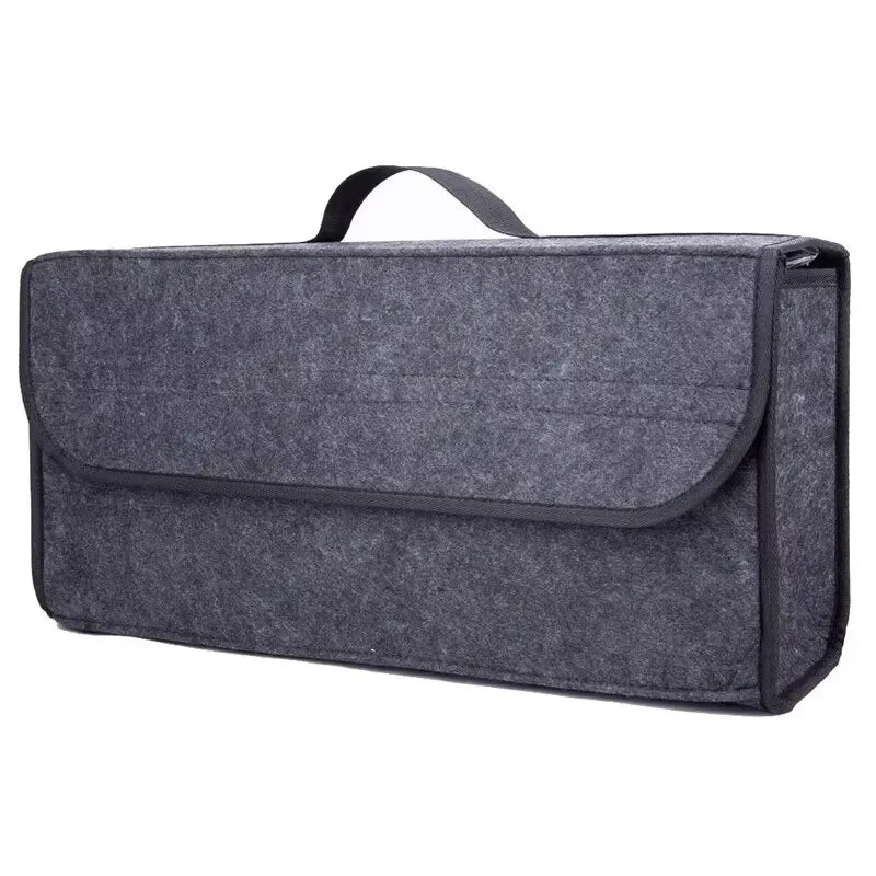 Felt Car Trunk Organizer – Foldable Storage Box for Boot