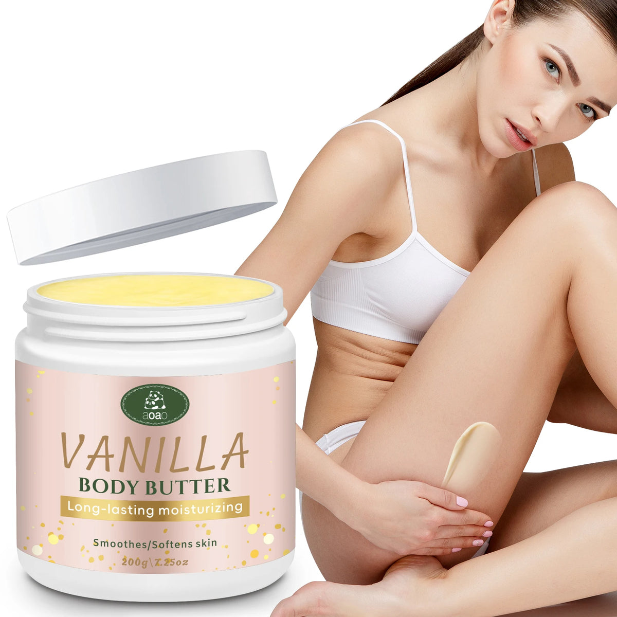 Vanilla Body Butter – Coconut & Shea Oil Deep Moisturizer