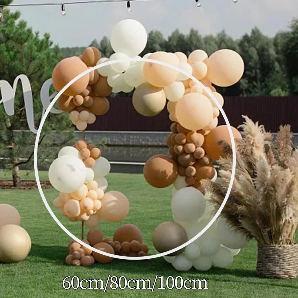 Round Balloon Arch Backdrop Stand | Circle Wedding Arch Frame