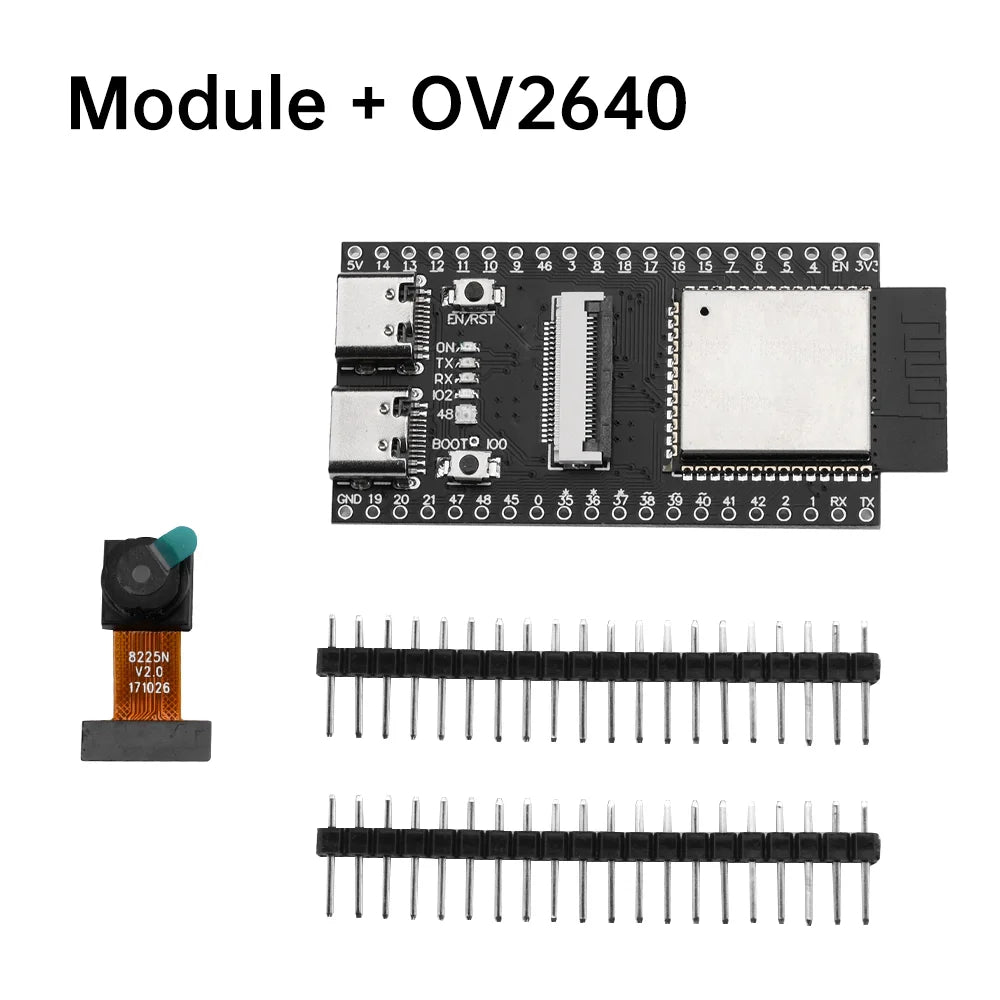 ESP32-S3 CAM Wi-Fi Bluetooth Dev Board | N16R8 Dual Type-C
