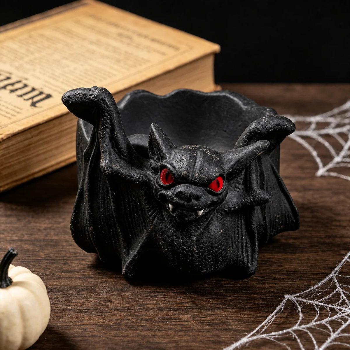 Gothic Bat Silicone Mold – DIY Candle Cup & Ashtray Mold