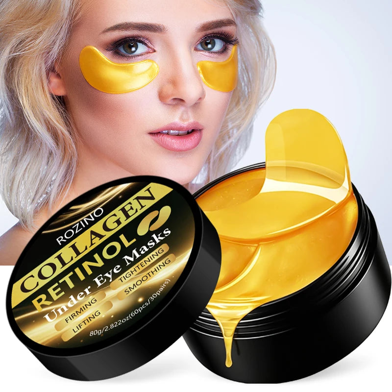 ROZINO Retinol Eye Mask 60 Pcs – Collagen & Hydration