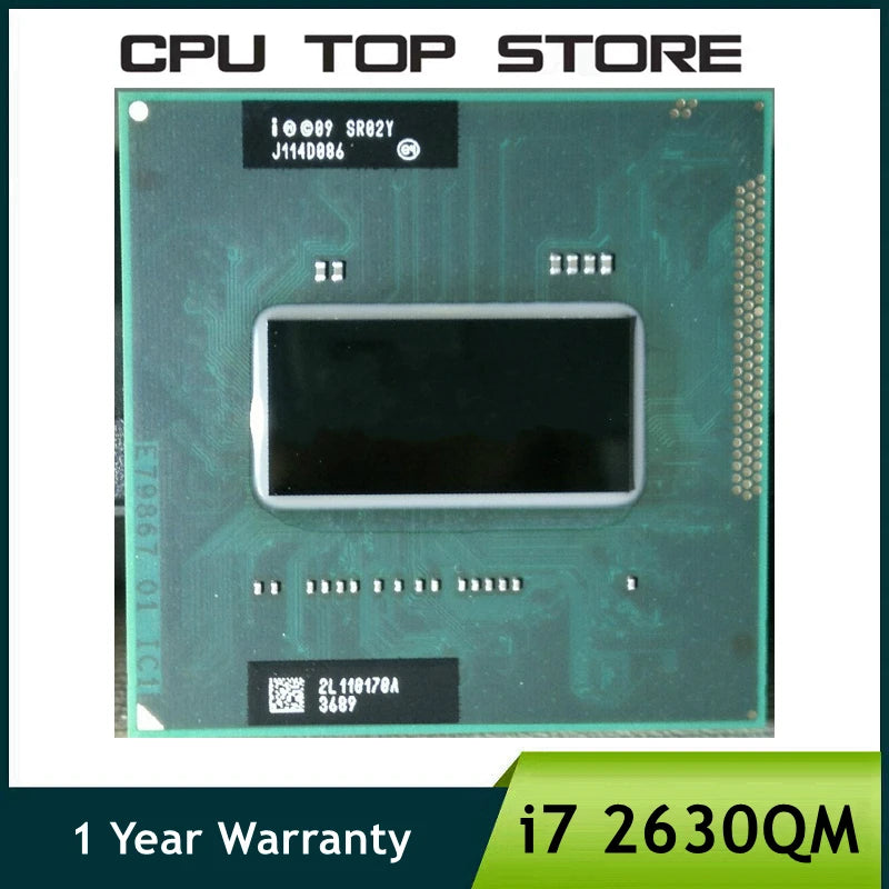 Intel Core i7-2630QM 2.0GHz Quad-Core Laptop CPU SR02Y