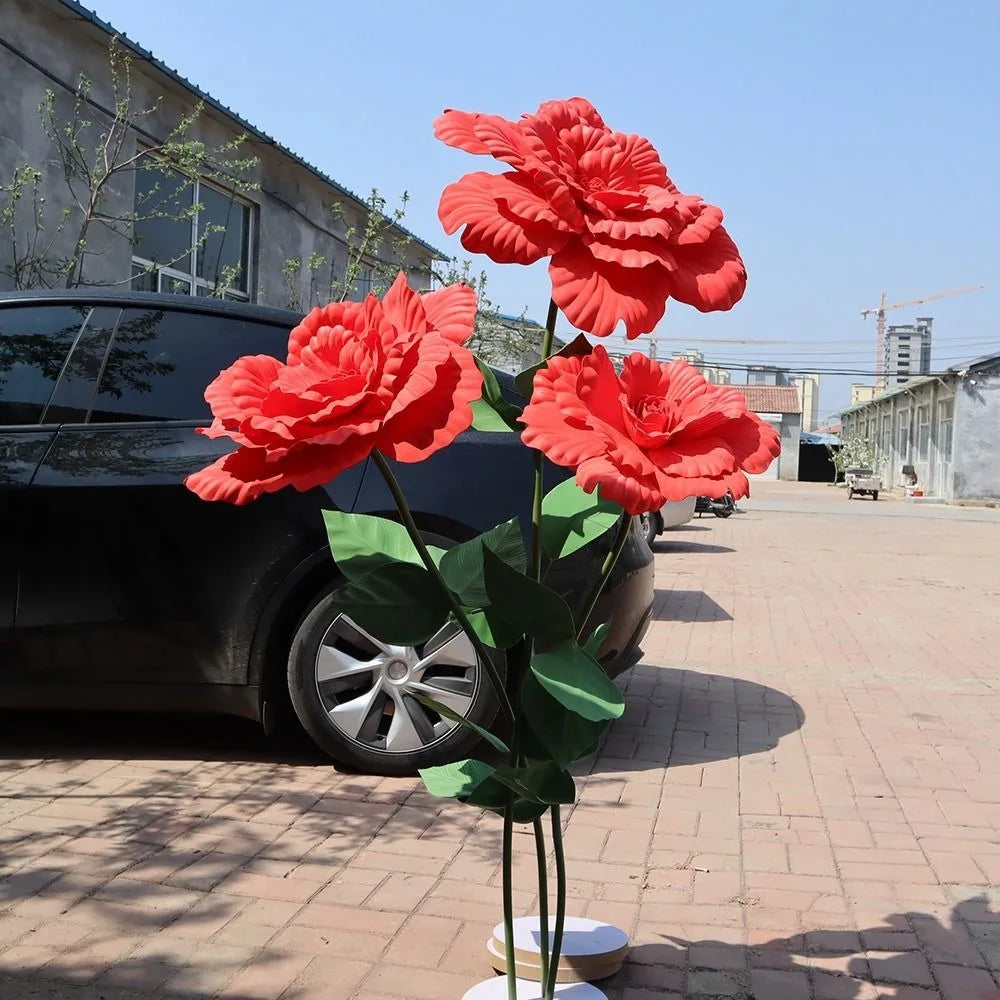 Giant Artificial PE Peony Flower Head 40/50cm | Photo Prop