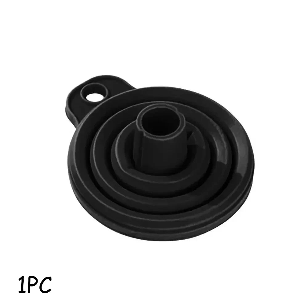 Collapsible Silicone Car Funnel – Universal Leak-Proof Fluid Tool