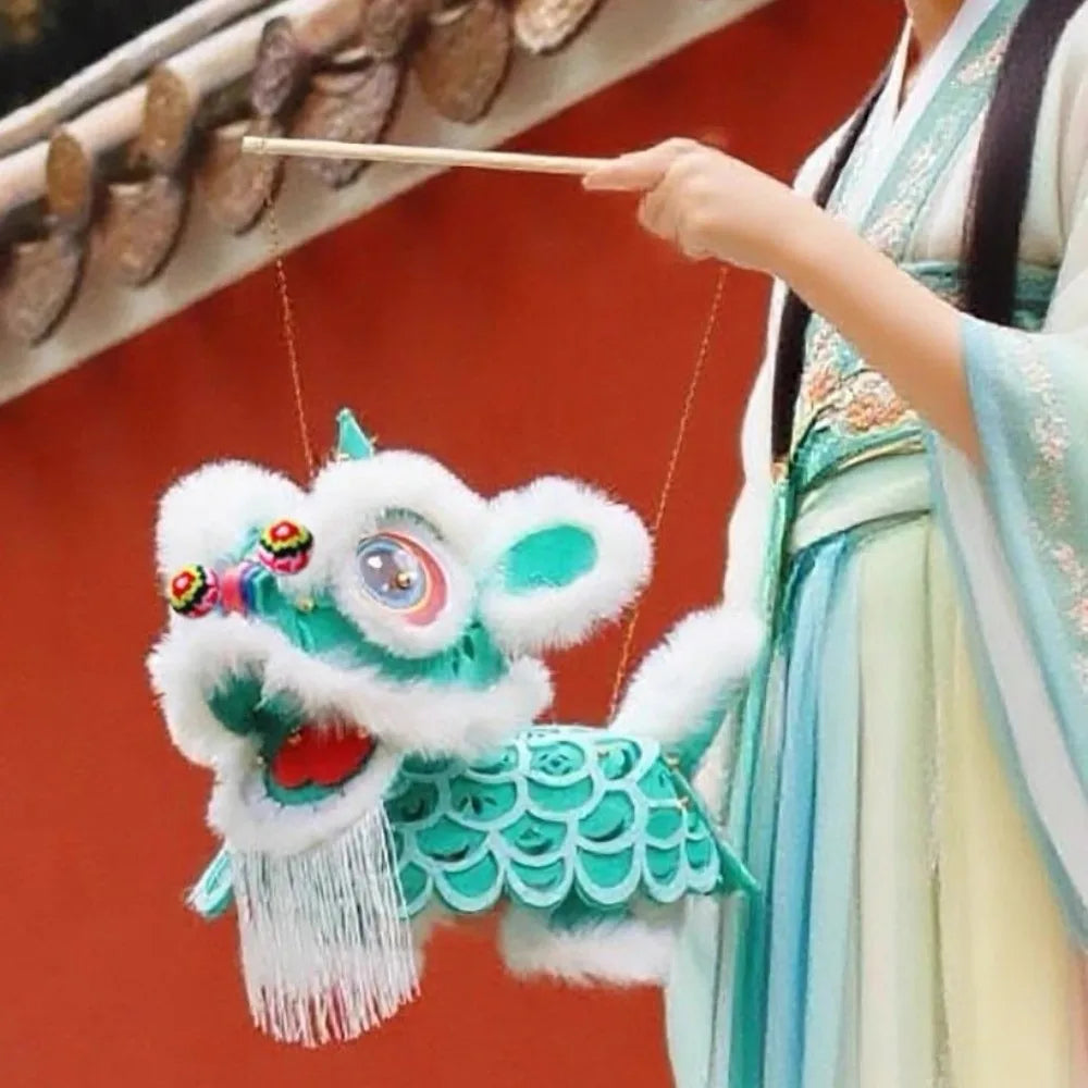 Lion Dance DIY Lantern Kit – Handheld New Year Festival Decor