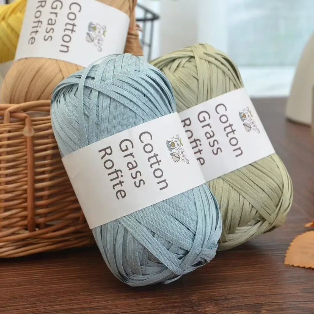 Multicolour Raffia Yarn – DIY Crochet, Knitting & Gift Wrap