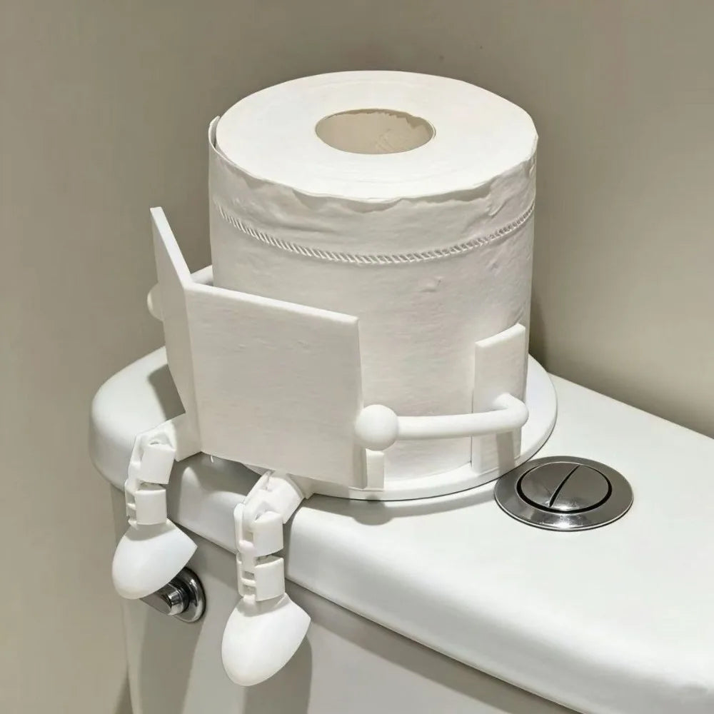 3D Printed Toilet Paper Holder – Freestanding Tabletop Stand