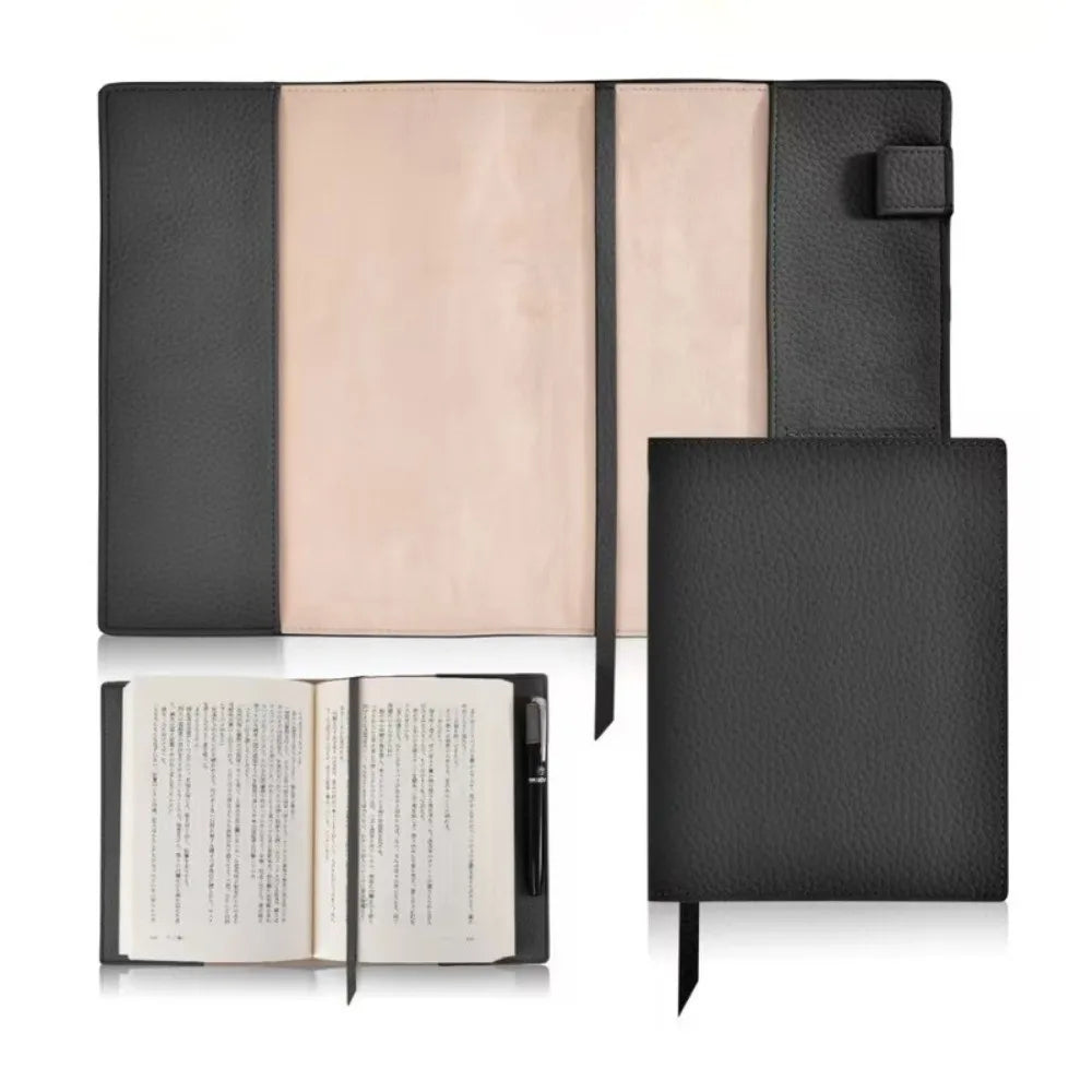 A5 PU Leather Notebook Cover – Replaceable Protective Sleeve