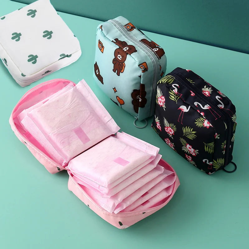 Large Zippered Canvas Storage Bag – Travel & Makeup Organizer