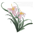 3D Orchid Iron-On Embroidery Patch – Chinese Style DIY Craft