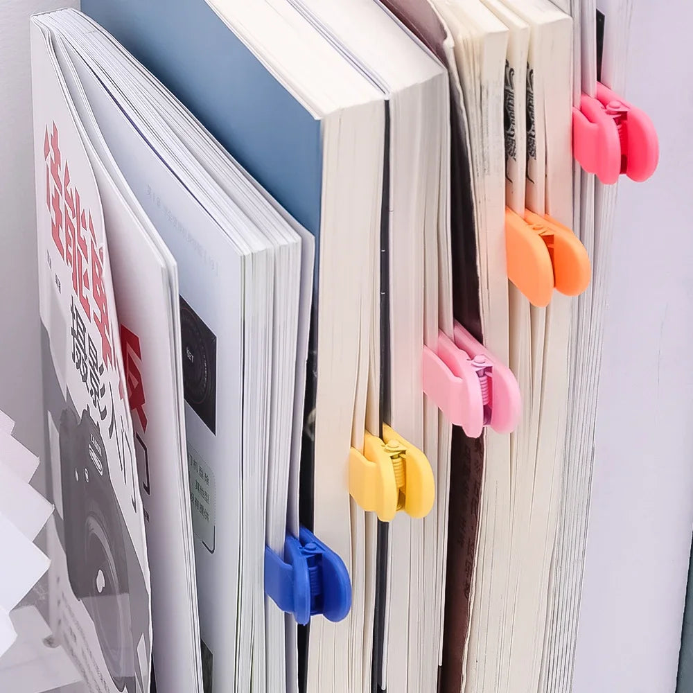 Silicone Bookmark Clip – Auto Page-Tracking Book Marker