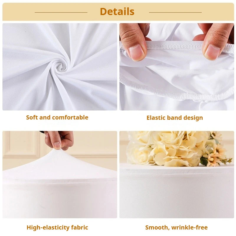 Cylinder Stand Elastic Covers | Party & Wedding Décor 3/5 PC