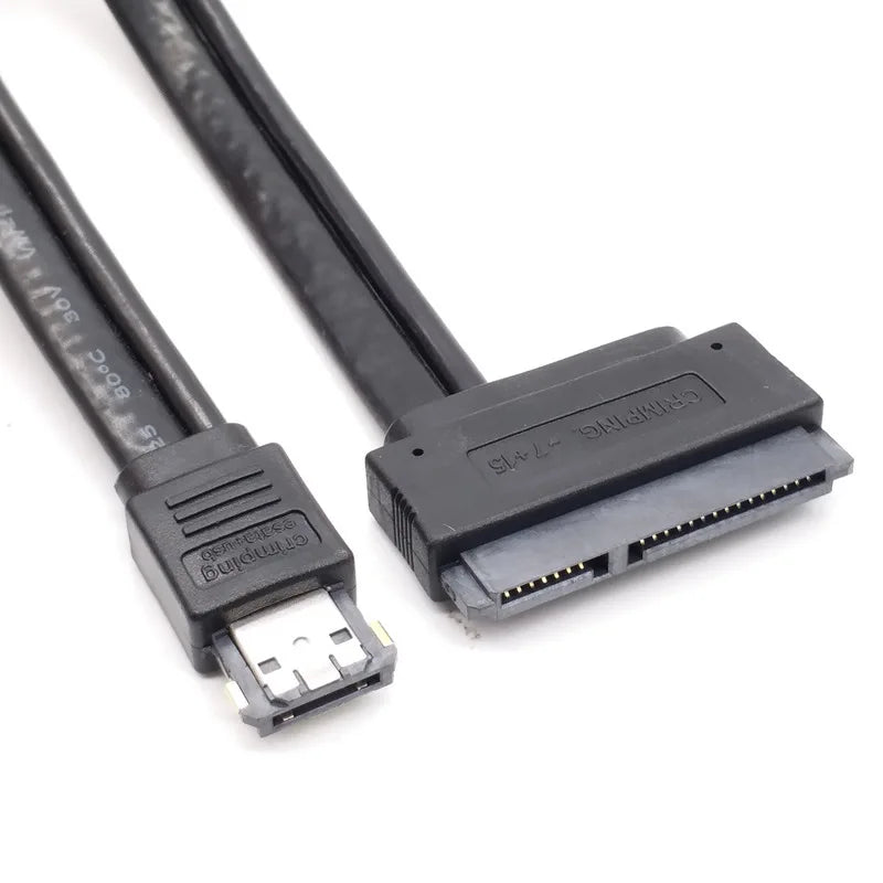 OULLX eSATA USB Combo to 22-Pin SATA Cable Adapter for 2.5" HDD