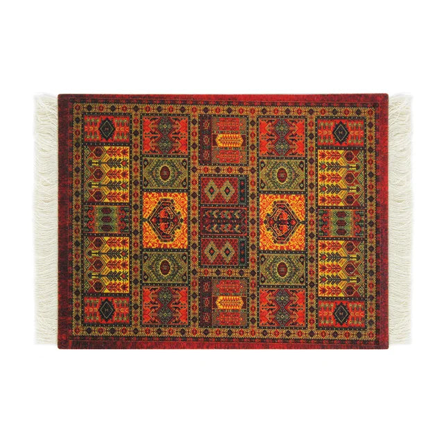 Persian Carpet Mouse Pad – Anti-Slip Rubber Gaming Mat 18×26cm