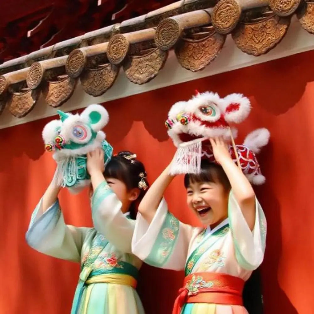 Lion Dance DIY Lantern Kit – Handheld New Year Festival Decor