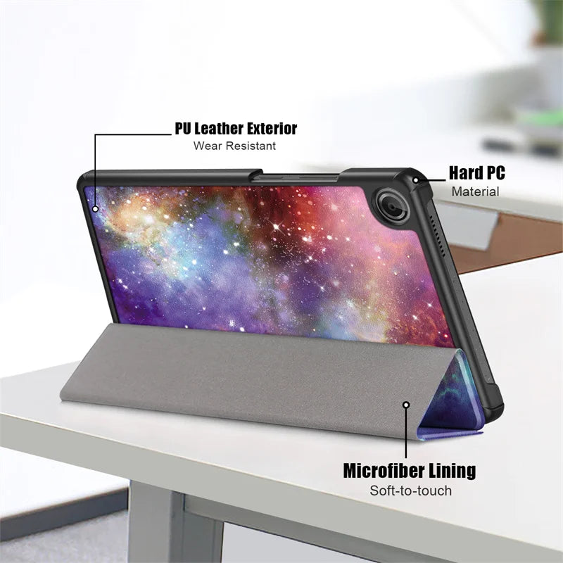 Lenovo Tab One 8.7 & Tab K9 Smart Leather Folio Case