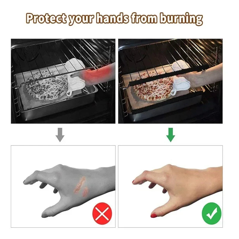 Silicone Oven Rack Edge Guard – Heat Resistant Protector