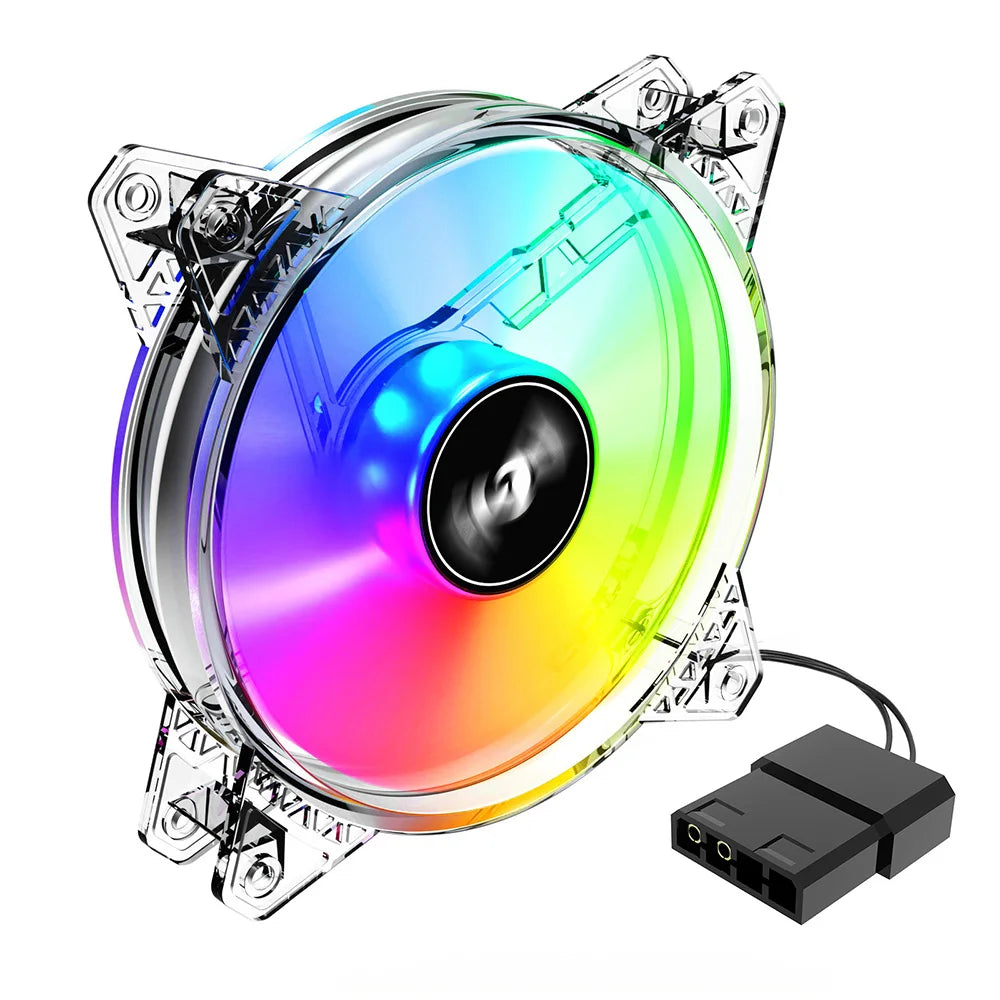 OULLX 120mm PWM ARGB Case Fan 5V CPU Cooling Fan
