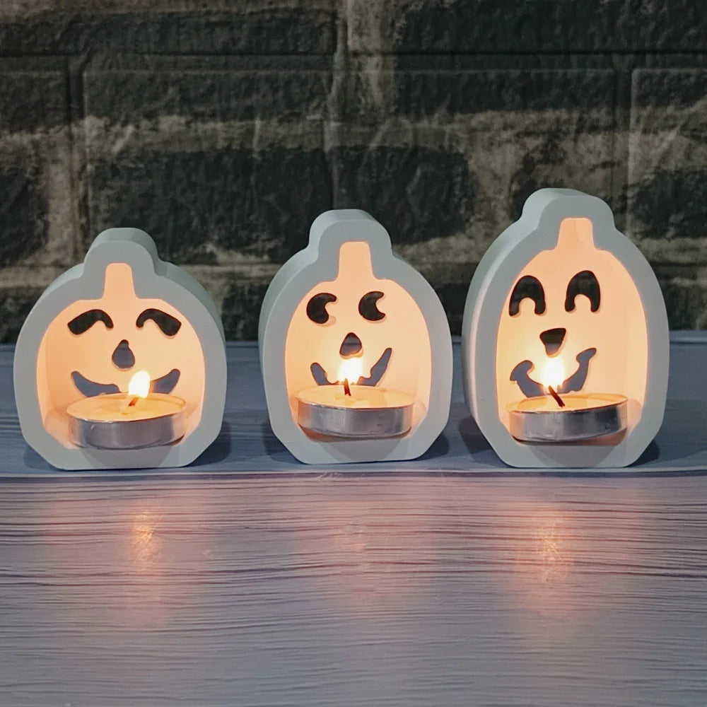 Halloween Pumpkin Silicone Mold – DIY Plaster & Cement Craft
