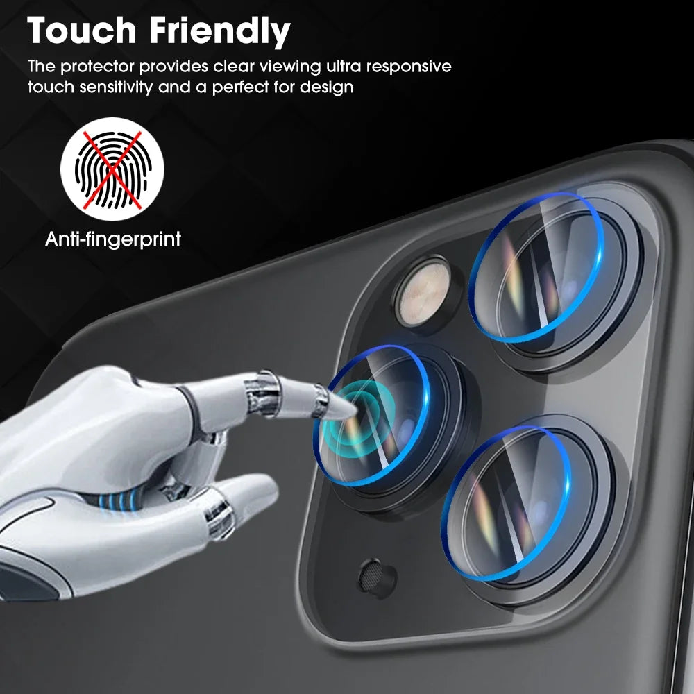 iPhone 15 Rear Camera Lens Tempered Glass Protector