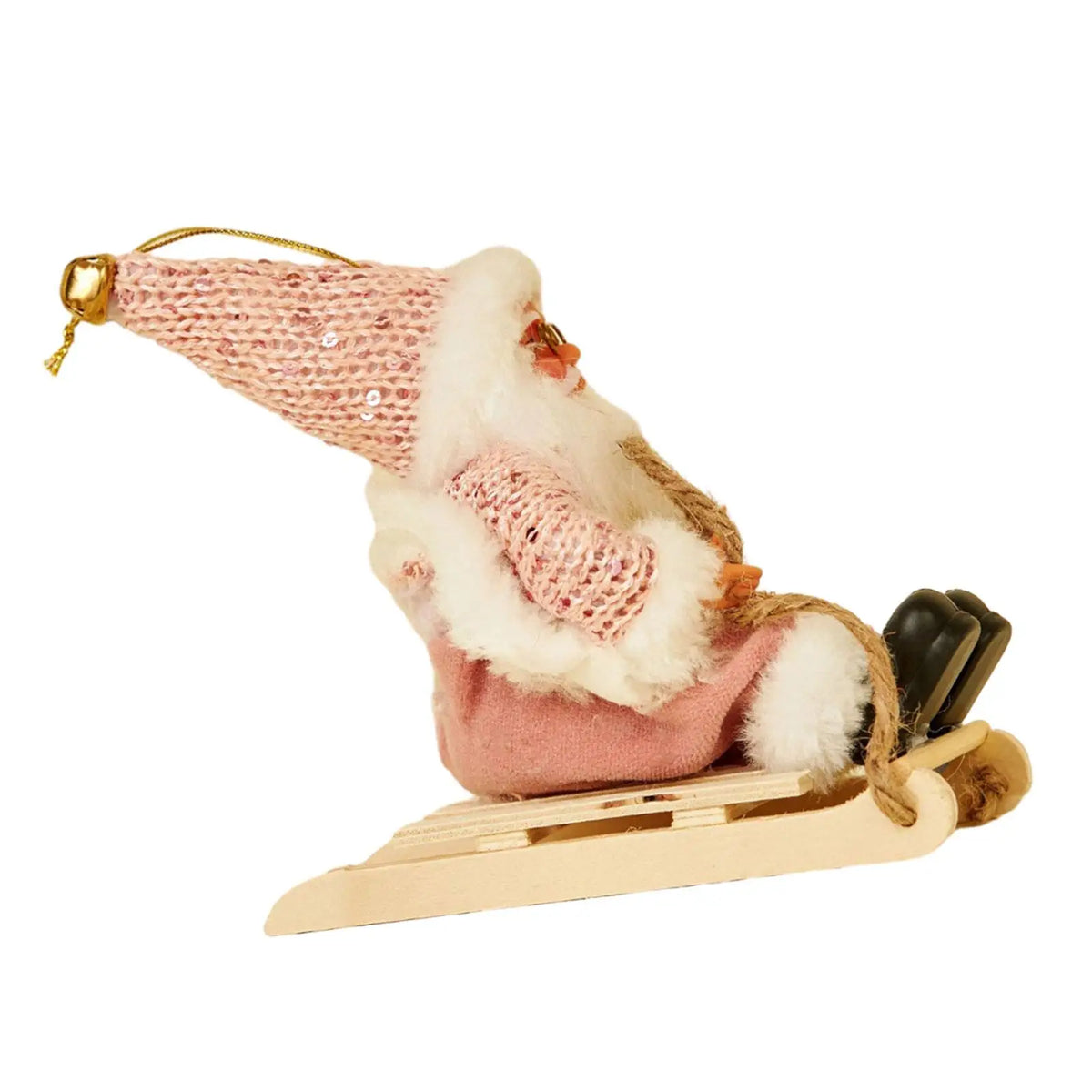 Santa Claus Sledge Figurine | Christmas Table & Mantel Décor