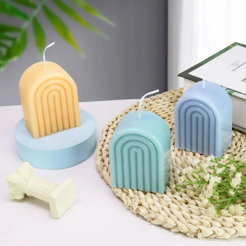 DIY Arch Candle Mould – Durable Acrylic Easy-Release Mold Kit