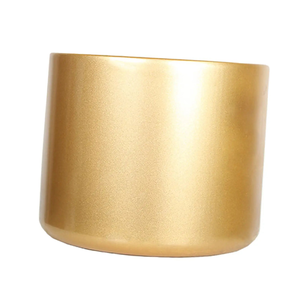 Golden Metal Chinese Flower Pot – Lunar New Year Vase Decor