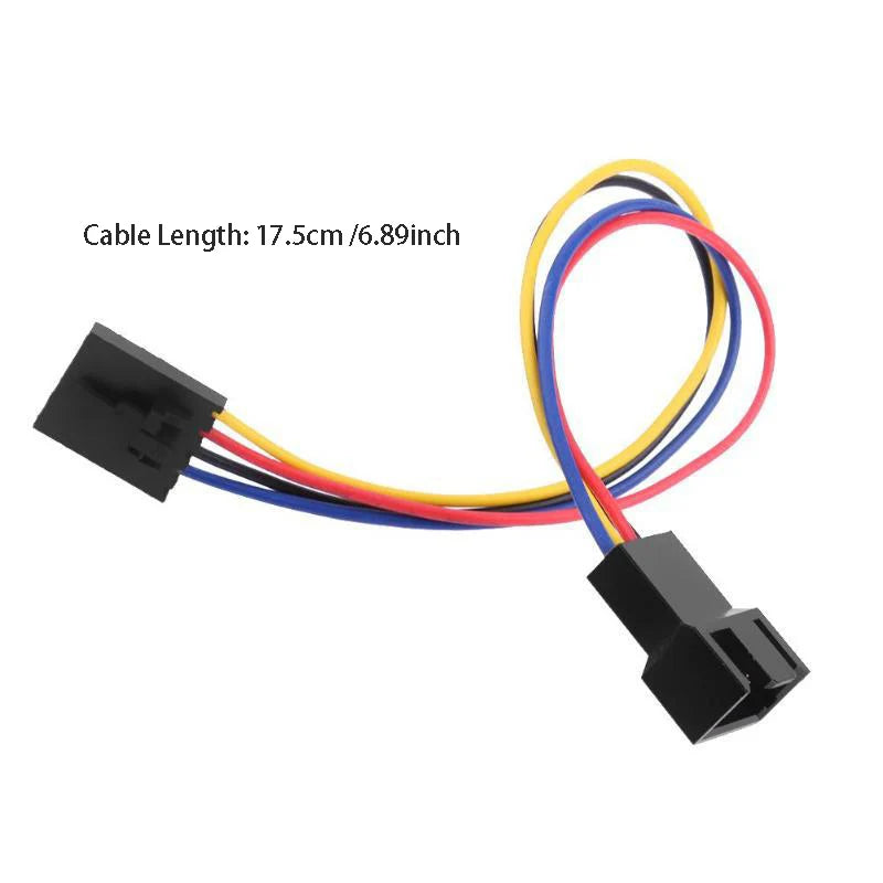 5-Pin CPU Fan Splitter Extension Cable 17.5cm – 4 Strands