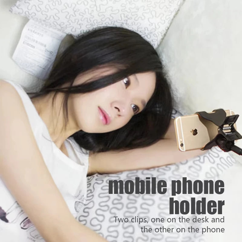 360° Flexible Gooseneck Phone Holder Clip Mount Stand