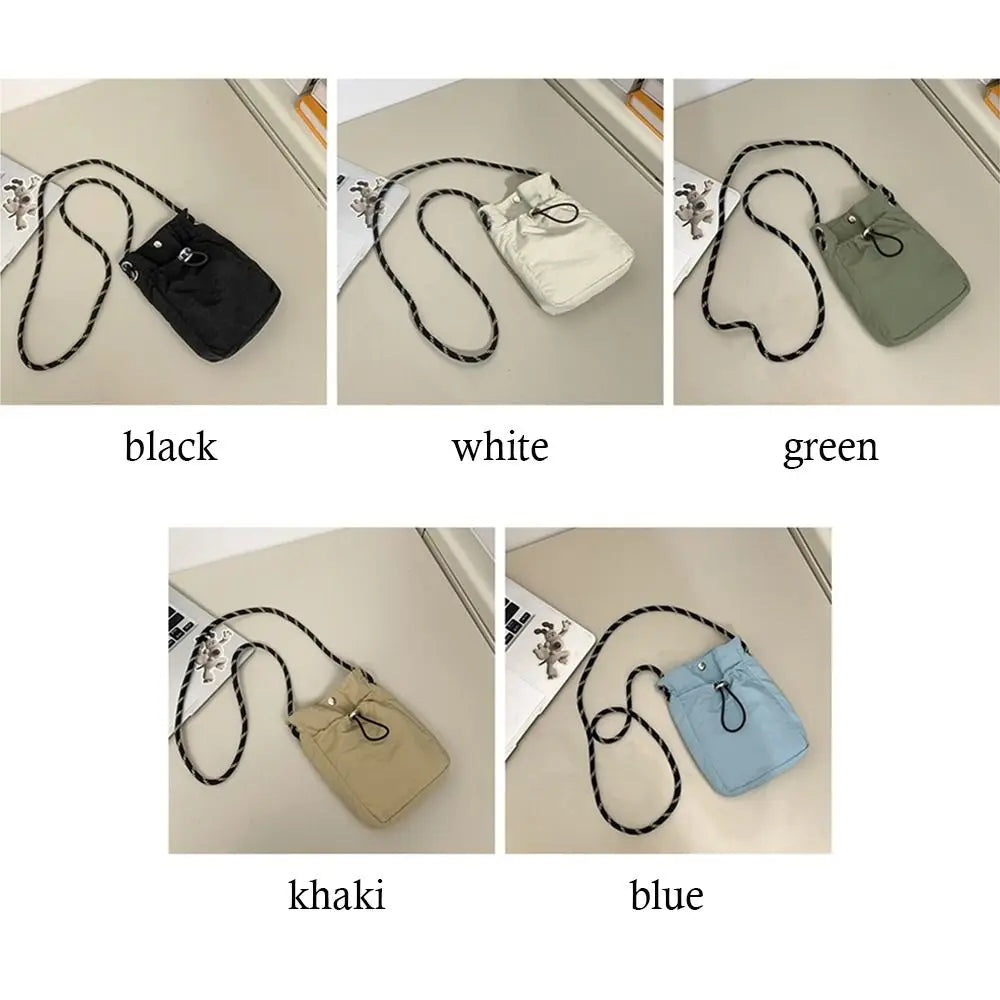 Lightweight Nylon Crossbody Bag – Minimalist Shoulder Messenger