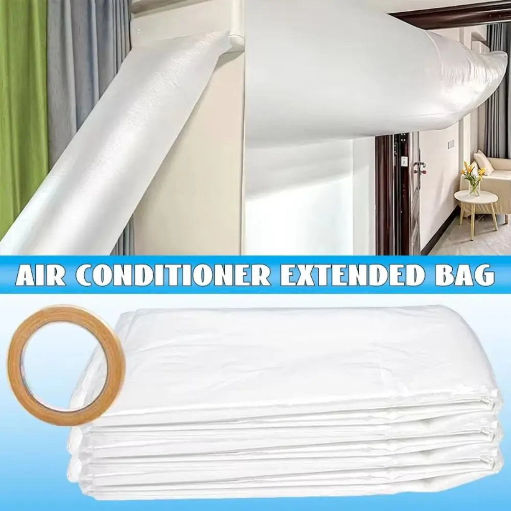 Flexible AC Airflow Deflector Bag 8–20M | Duct Extension