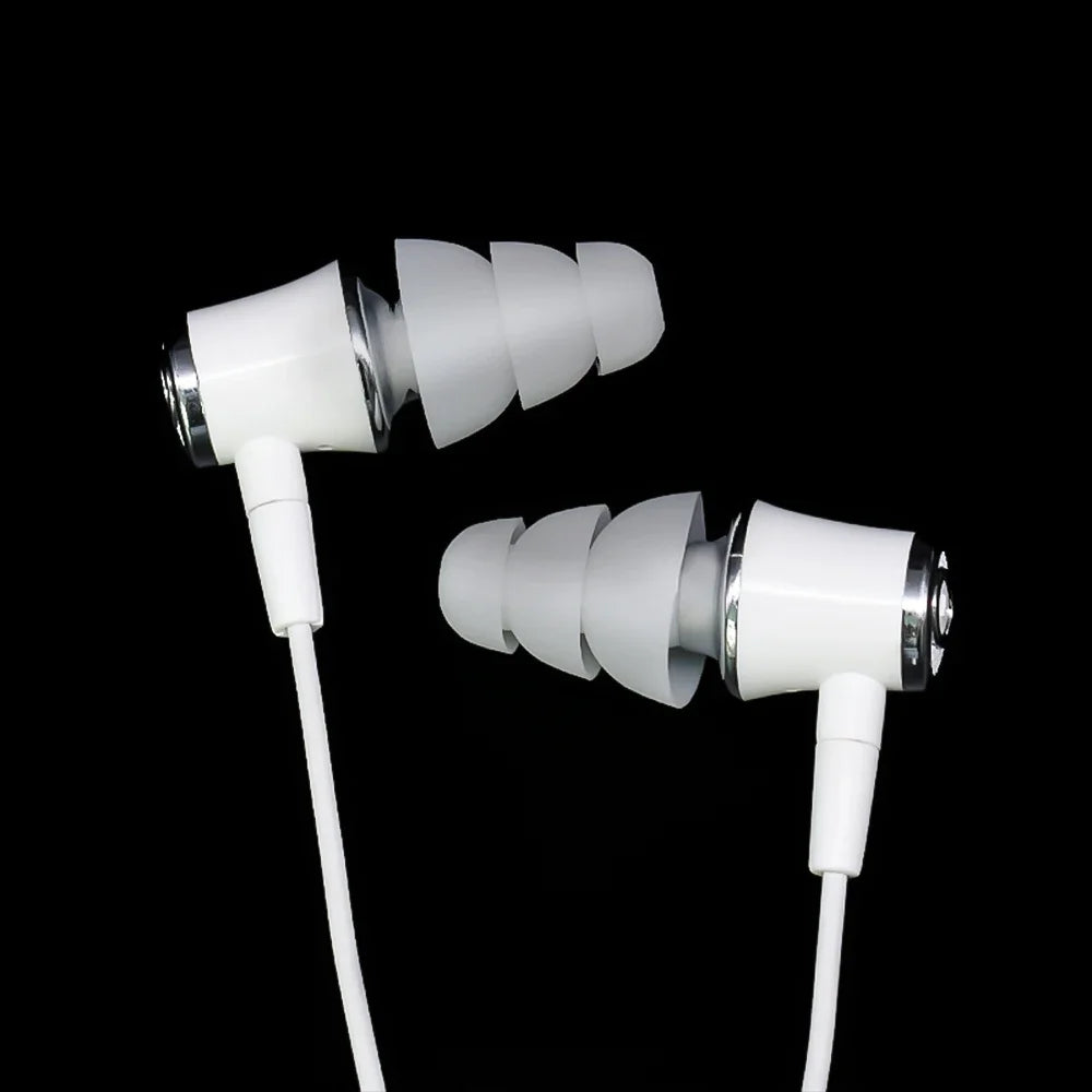 Three-Layer Silicone Eartips S/M/L – Replacement Earbuds Cap